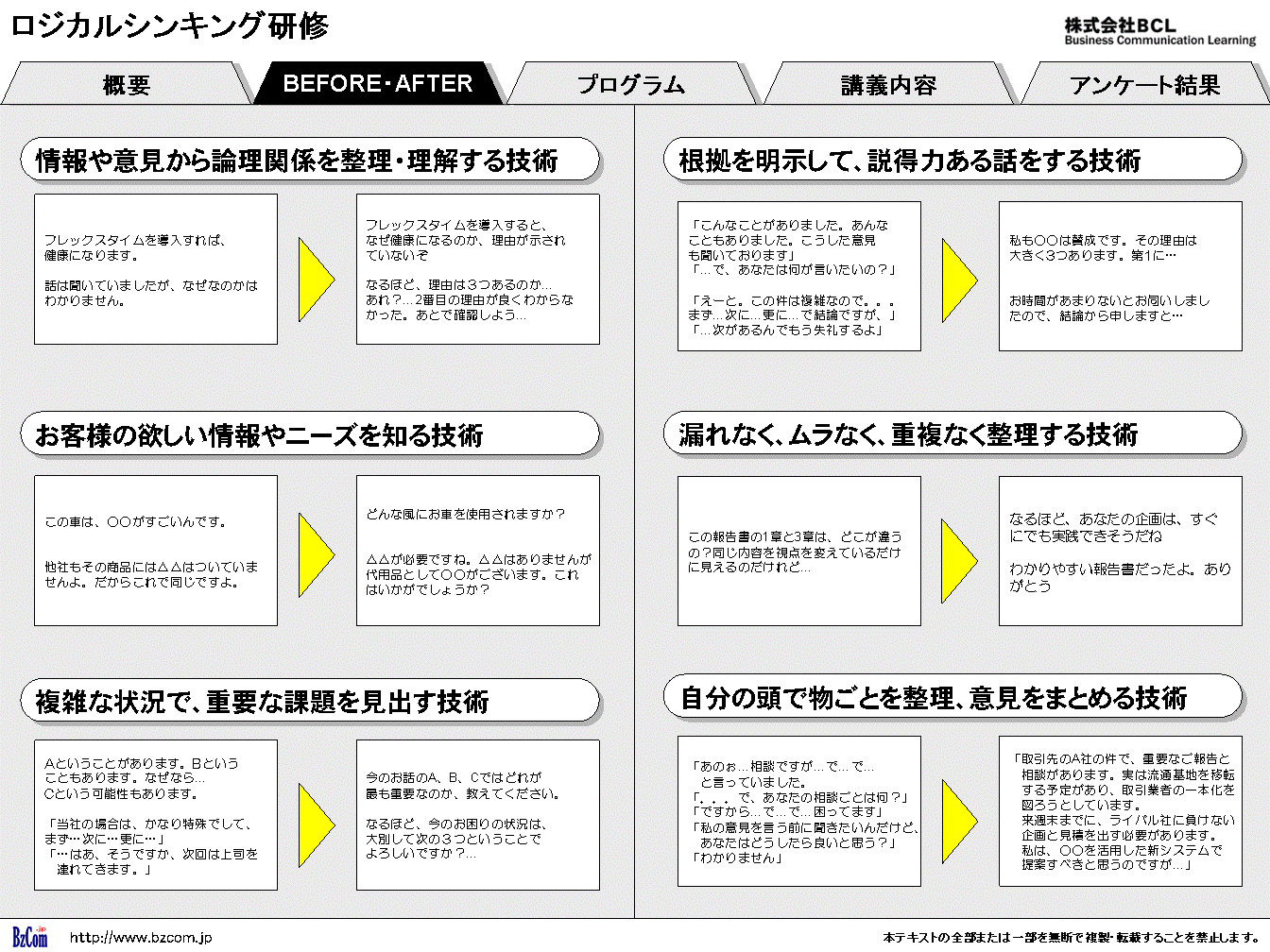 ロジカルシンキング研修イメージ写真