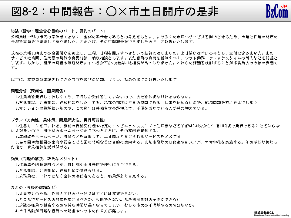 図8-2：情報やアイデアを分類・整理する